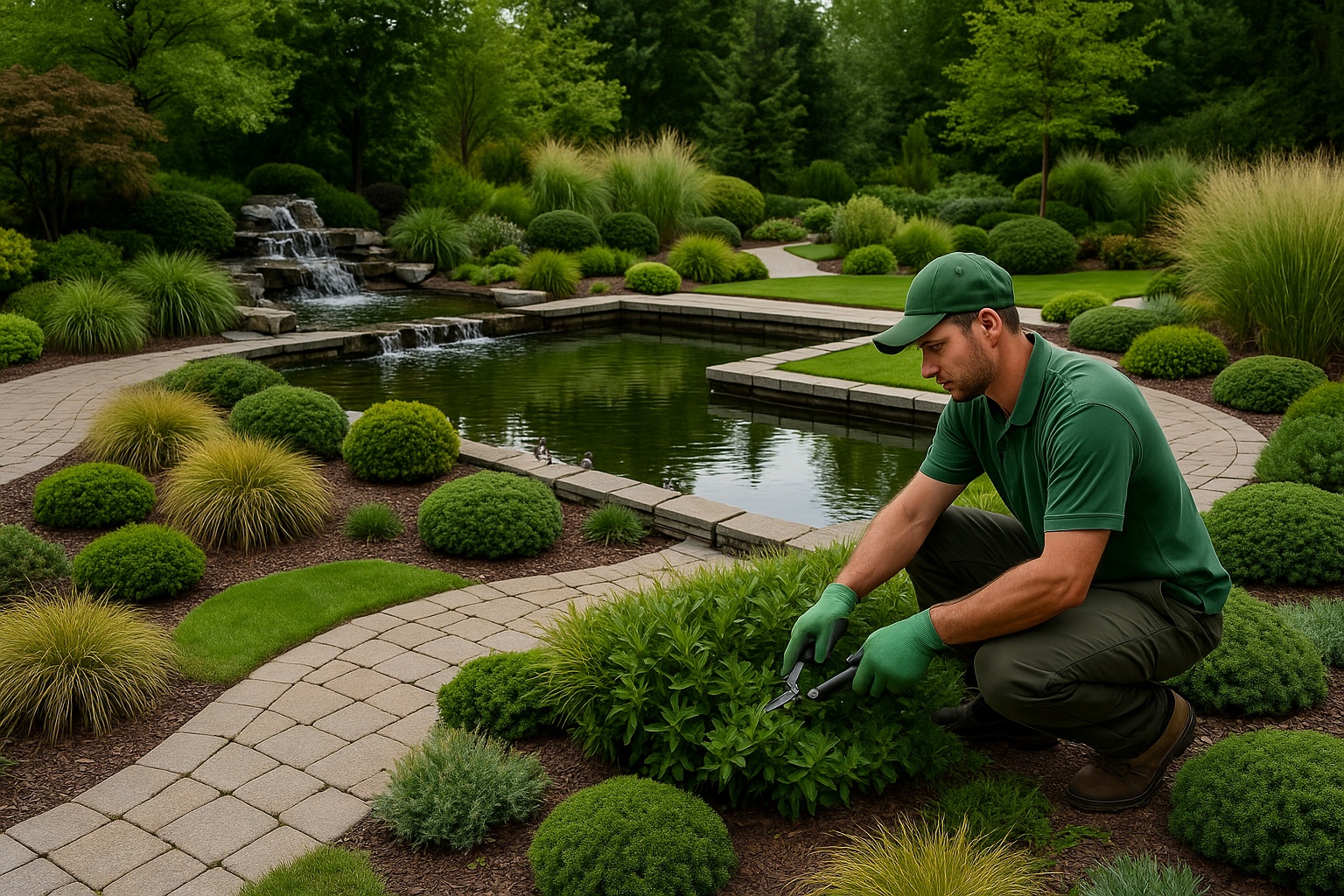 Gardener Tending